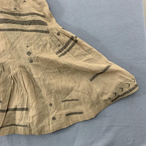 World of Crow Nutmeg Tiered Hand Woven Slip Dress Womens XXS - Picture 16 of 16